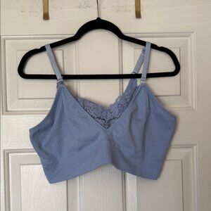 Torrid Light Blue Lace Bralette